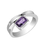 wholesale amethyst gemstone ring