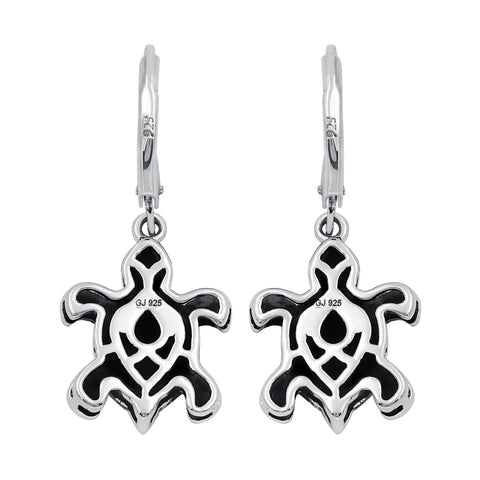 Blue Copper Turquoise Sterling Silver Vintage Earrings for Women Daily Party Holiday Bohemian Ring Jewelry