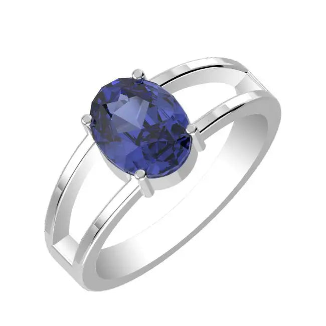 Lab Blue Sappire ring