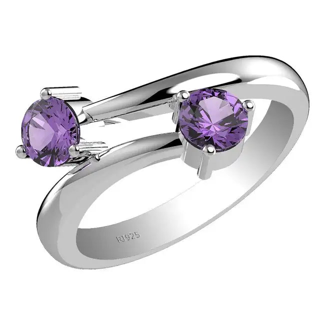 wholesale amethyst gemstone ring