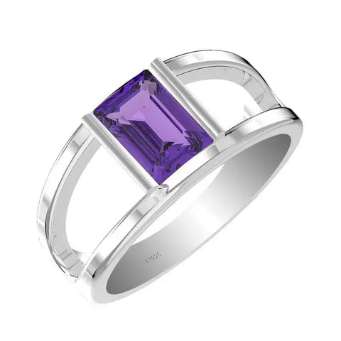 wholesale amethyst gemstone ring