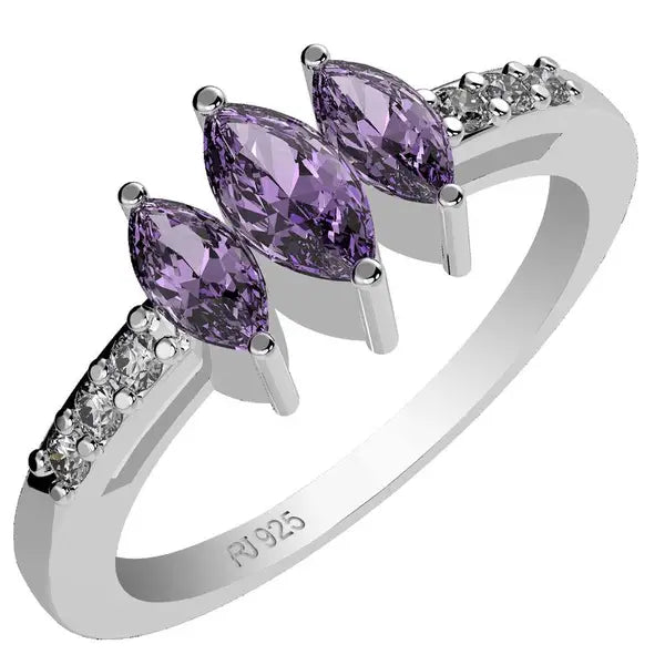 wholesale amethyst gemstone ring